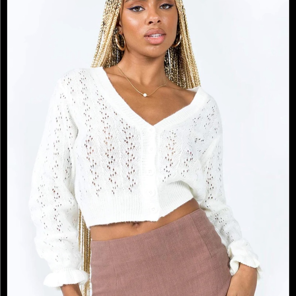Princess Polly Lyric Cropped Cardigan
